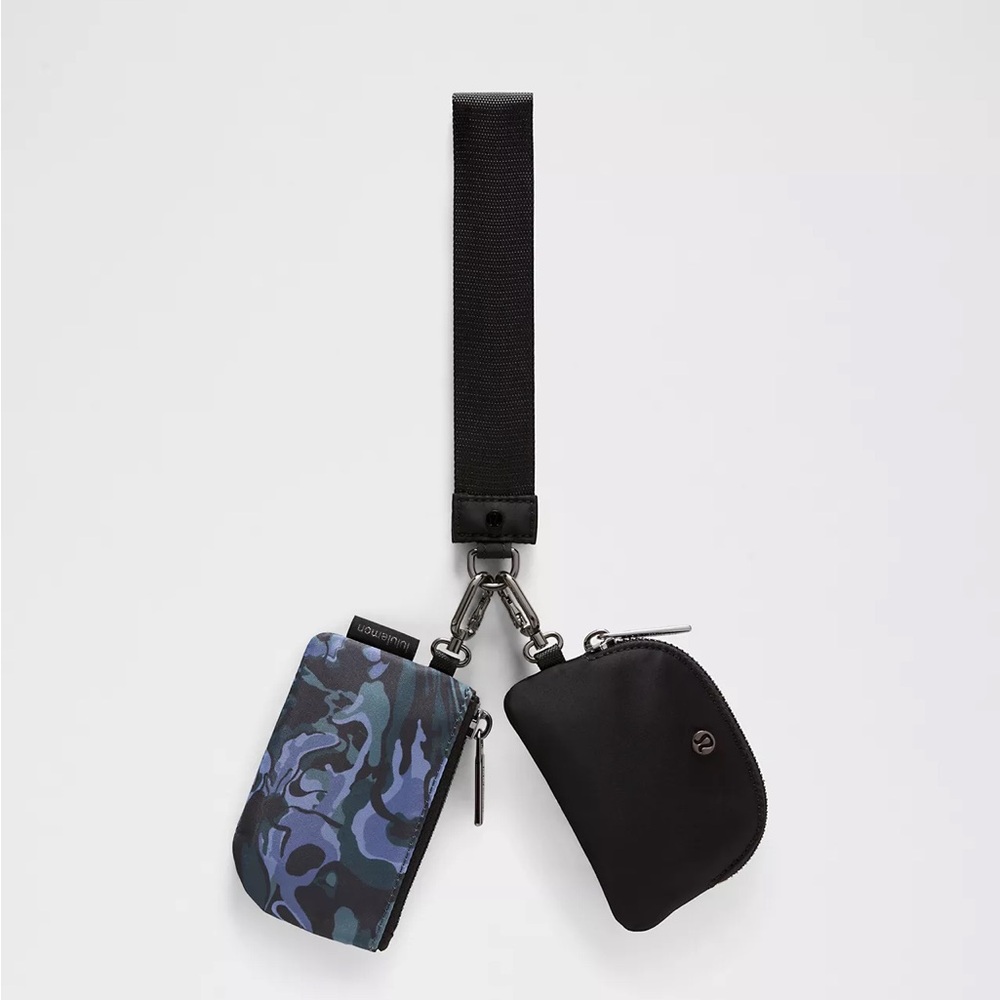 Lululemon Dual Pouch Wristlet- Flower Meld Mini Multi/Gunmetal